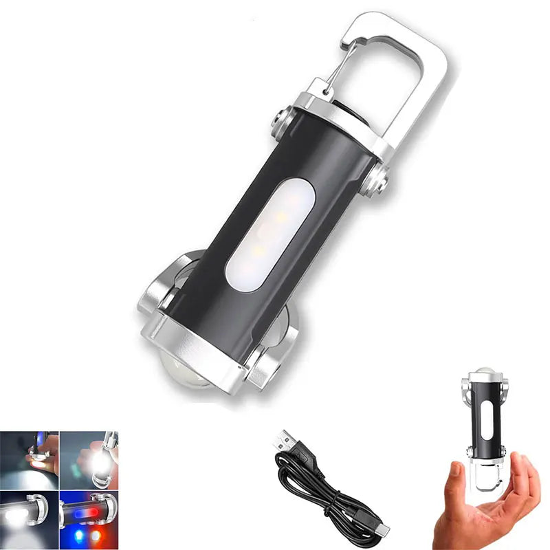 Porte-Clés Lampe LED Rechargeable – 1 Acheté = 1 Offert