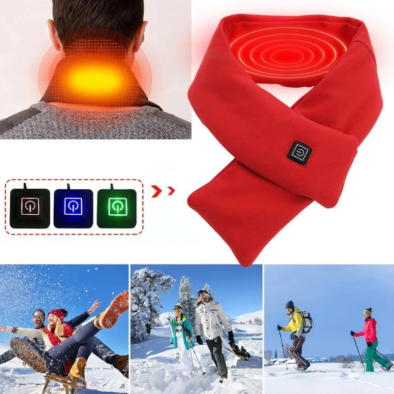 Écharpe Chauffante Réglable Confort Cervical