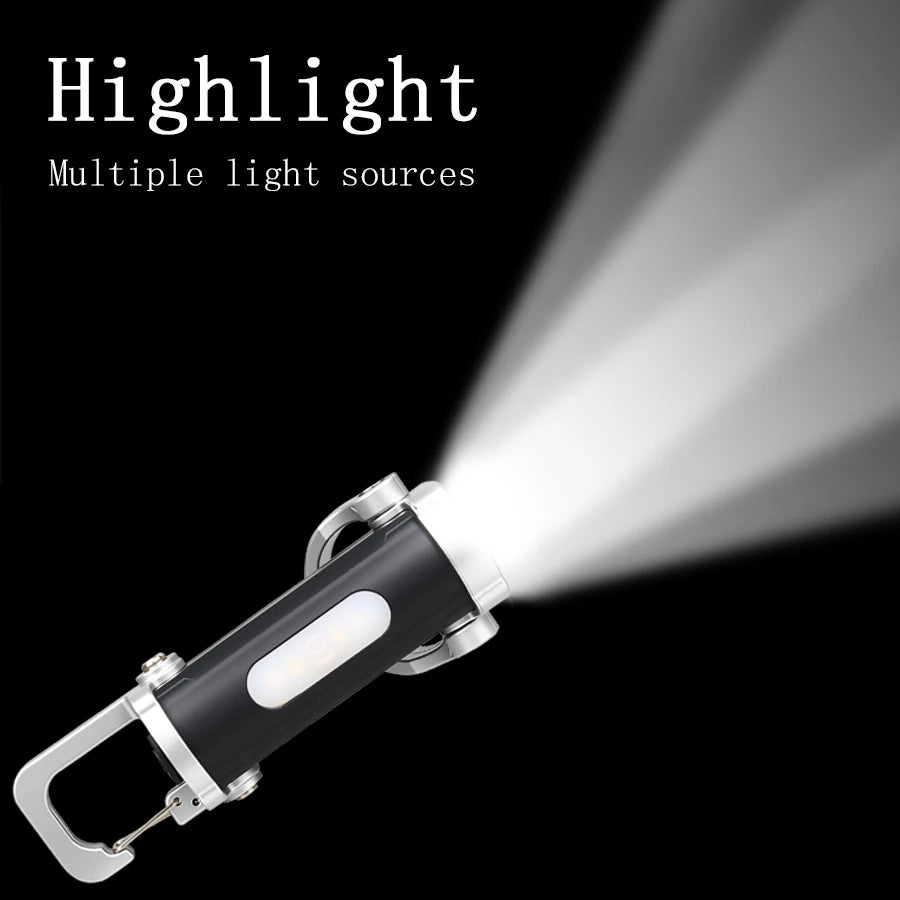 Porte-Clés Lampe LED Rechargeable – 1 Acheté = 1 Offert