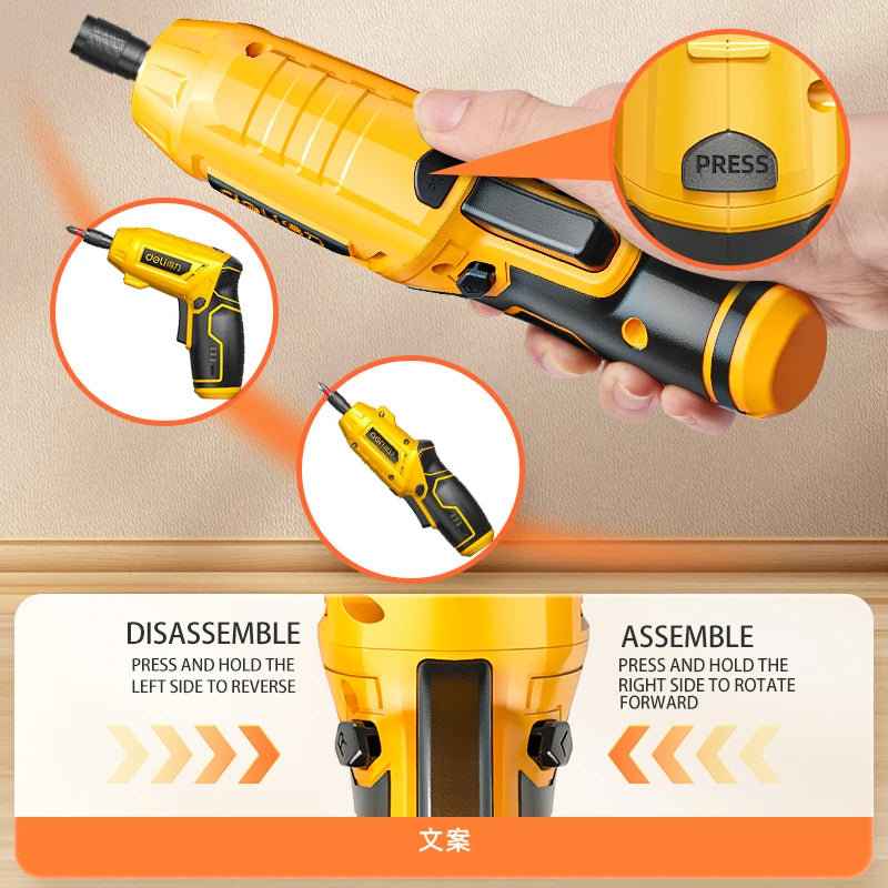 Tournevis Flexible Portable 4V – Idéal pour tous vos petits travaux chez vous.