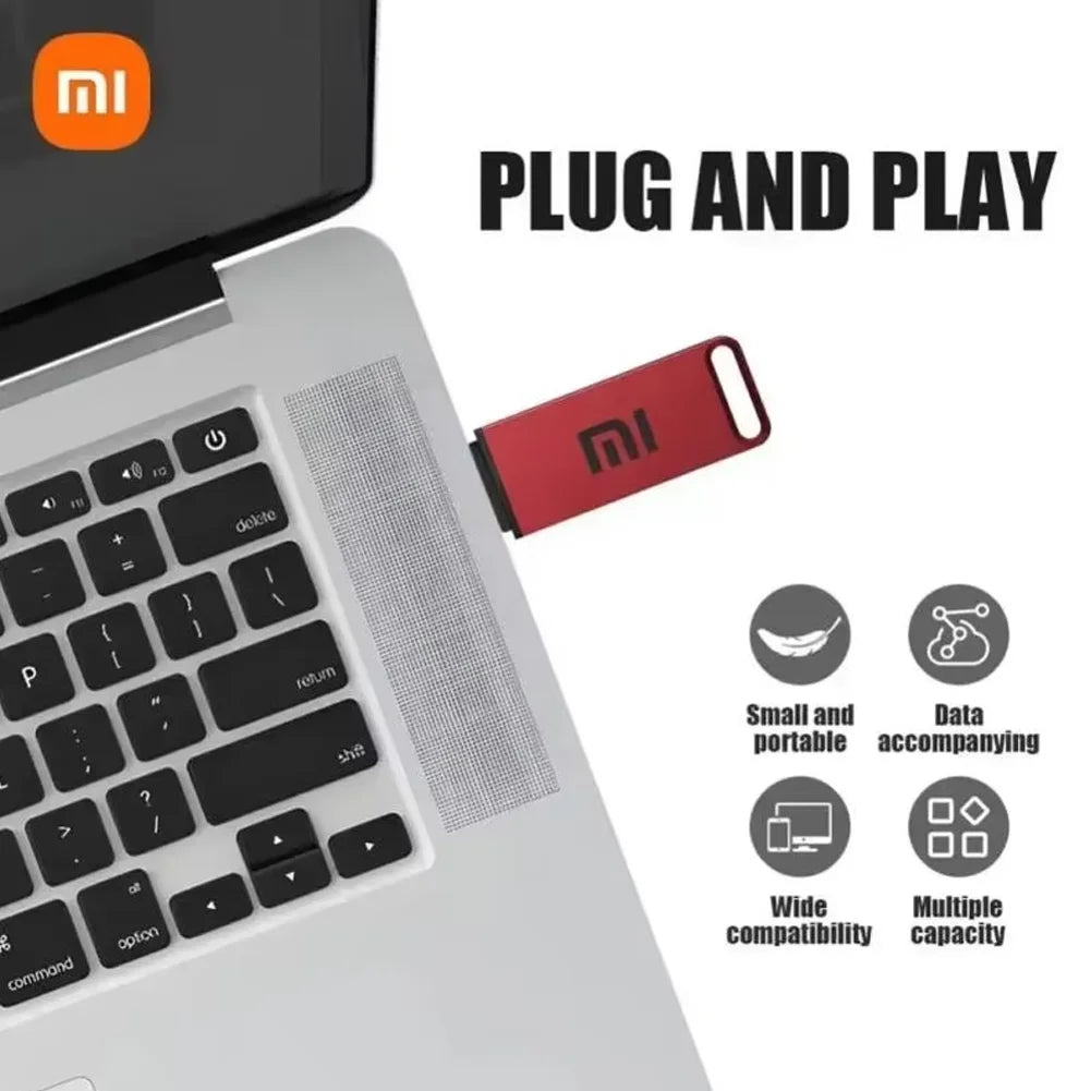 Clé USB 3.1 haute vitesse 2 To en métal