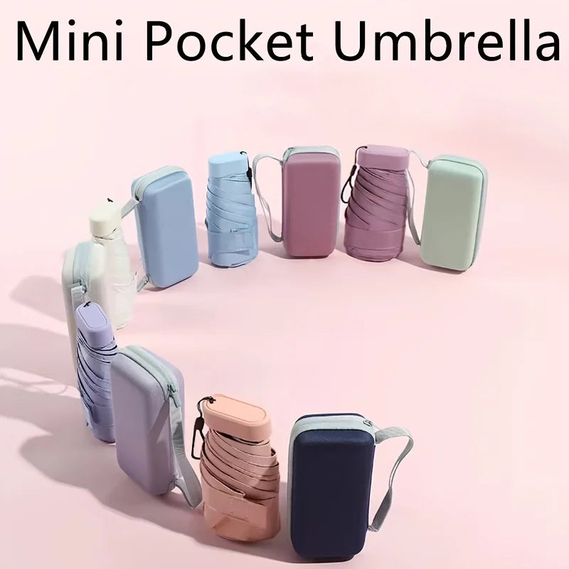Parapluie Compact 6 Plis – Anti Pluie & Soleil