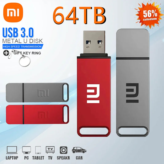 Clé USB 3.1 haute vitesse 2 To en métal