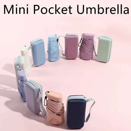Parapluie Compact 6 Plis – Anti Pluie & Soleil
